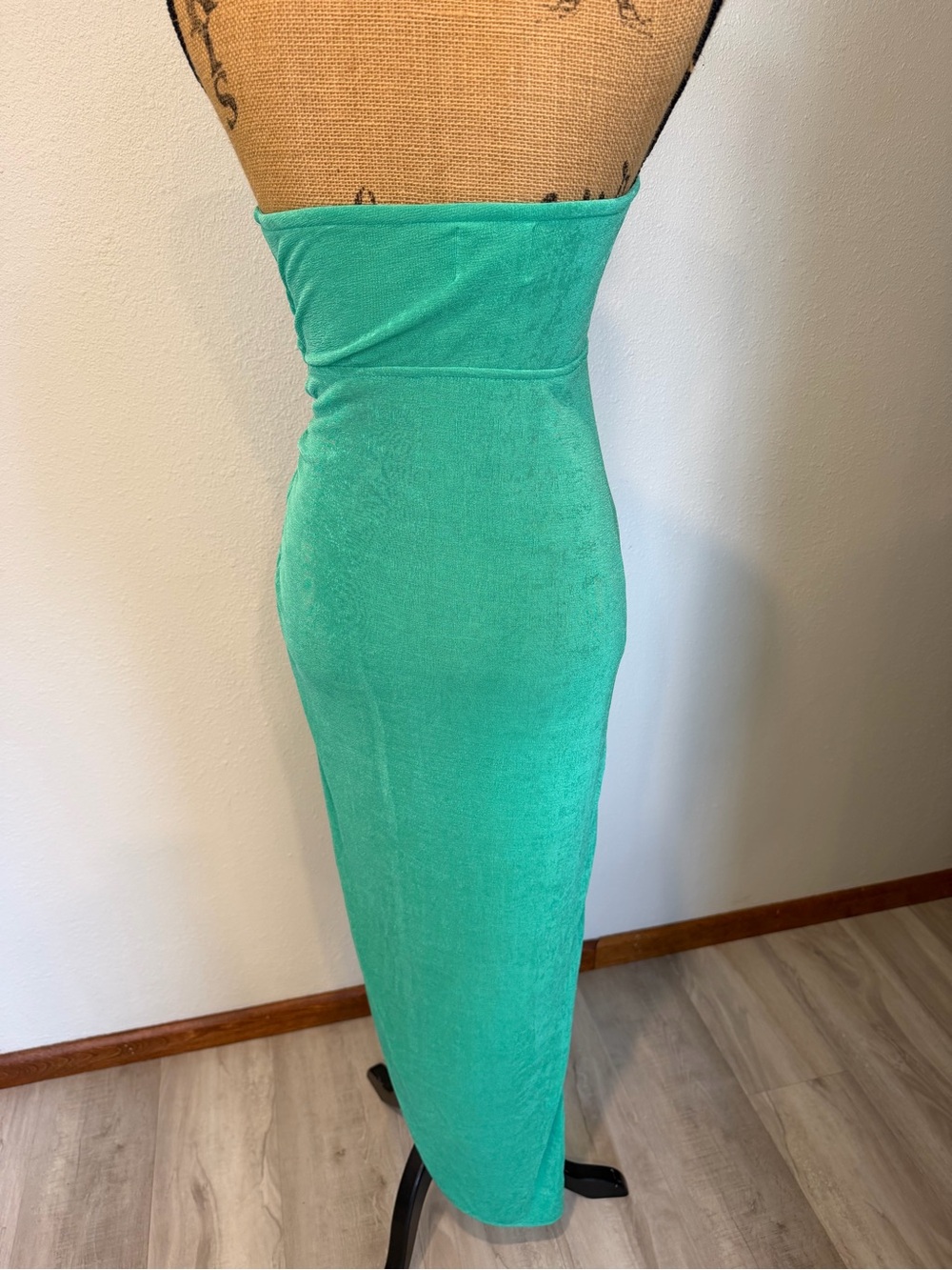 Hello Molly Strapless Twist Cutout Midi Dress - Picture 8 of 12